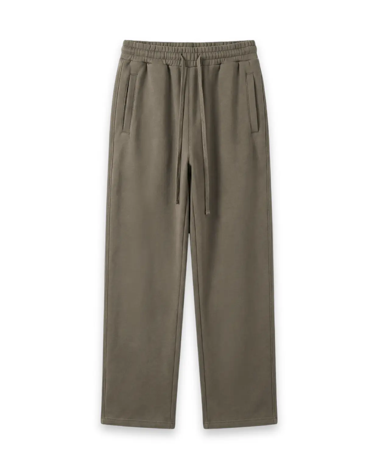 Premium Heavyweight Sweatpants – Relaxed Fit, Olive Green