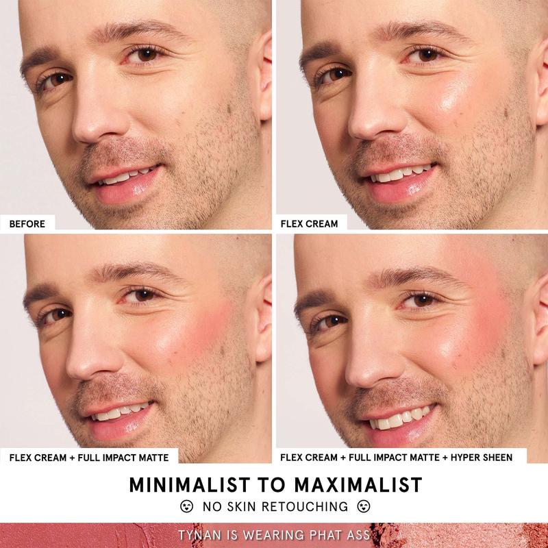 ONE/SIZE Cheek Clapper 3D Blush Trio Palette - Multi-Formula, Pigmented  Blush Trio | Cream, Powder & Blush Highlighter for Ultra-Intense Color & Radiant Cheeks