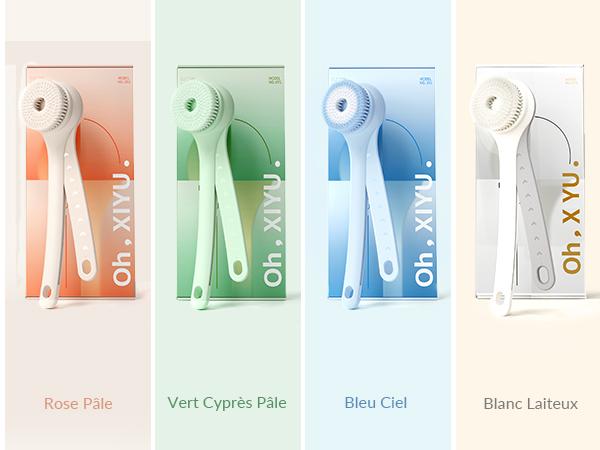 XiyuYouth Electric Body Scrubber Back Brush for Shower, Long Dual Handle Waterproof Exfoliating Back Scrubber with 3 Heads & 2 Speeds, Cleansing & Massaging Home Spa Set, Body Care Tool Gift for Men & Women XiyuYouth Electric Body Scrubber Back Brush for Shower, Long Dual Handle Waterproof Exfoliating Back Scrubber with 3 Heads & 2 Speeds, Cleansing & Massaging Home Spa Set, Body Care Tool Gift for Men & Women