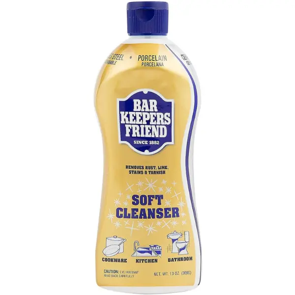 Household Soft Cleaner - Bar Keepers Friend Premixed Formula for Sinks, Cookware, Stove Cooktops & Exteriors | 13 oz