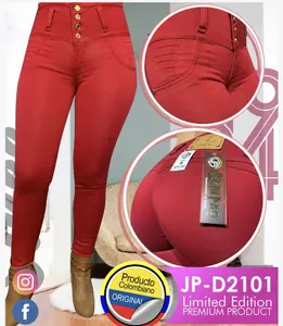 pantalon colombiano rojo