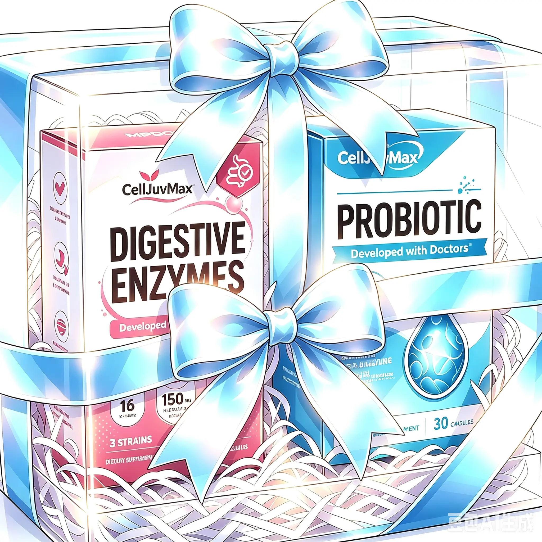 Digestive Enzyme Formula with Probiotics & Prebiotics for Daily Digestive Wellness, Supports Comfortable Digestion and Helps Reduce Occasional Bloating