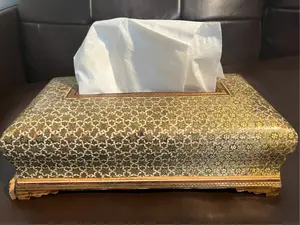 Khatam Wooden Tissue Box - Home Decoration - Limited Time Offer