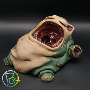 Handsculpted Terrifying Snorlax Pokemon Sculpture 3 Inches Tall Unique Resin Casting Ornaments Handmade Art Display Decor Signed Numbered Collectible
