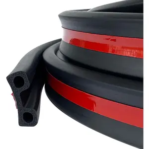 Camper Shell Seal, EPDM Adhesive Rubber Tailgate Seal Strip with Tape for Tonneau Cover,  Lid,  Beds, Caps & Topper, Pickups, 26Ft