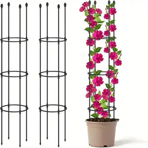 Adjustable Stackable Garden Lattice, Garden Trellis, Indoor Outdoor Rust-Resistant Plastic Plant Stand, Easy Assembly Climbing Plants Support