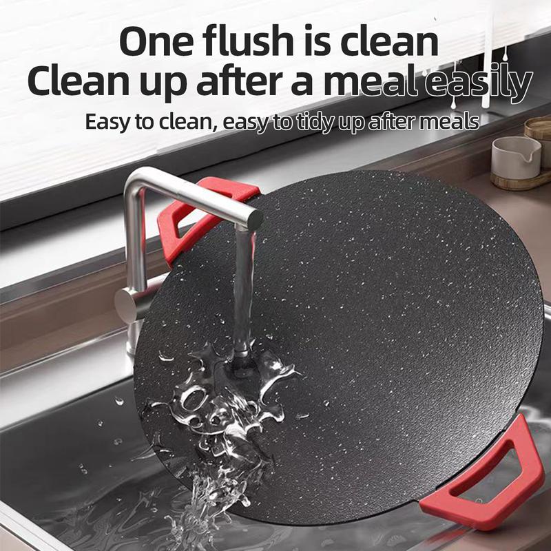 Portable Electric Korean BBQ Grill Pan Smokeless Non-stick Temperature-adjustable Ideal for Grilling Meat Pancakes Vegetables at Home or Outdoors Essential Tool for Indoor Outdoor Barbecues in Autumn and Winter