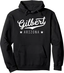 Classic Retro Vintage Gilbert Arizona Home Pullover Hoodie