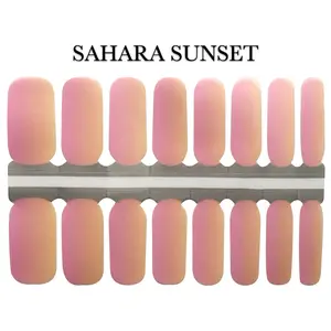 Sahara Sunset Nail Wrap for Perfect Manicure