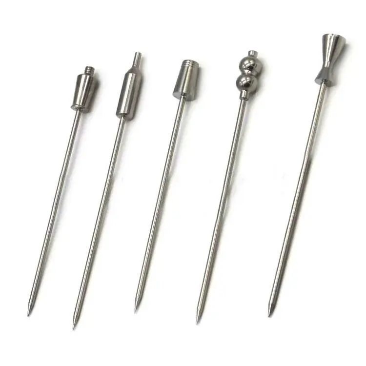 Copper Stainless Steel Cocktail Picks 11cm Stirring Rod Utensils for Bartending and Mixing
