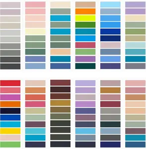 Transparent Sticky Tabs, 2400 Pcs PE Plastic Residue-Free Colorful Tabs, Book Page Markers for Notebooks, Office Stationery Index Dividers