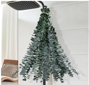 12 Pcs Dried Eucalyptus for Shower Hanging - 17'' Real Large Preserved Eucalyptus Stems Green Home Decor, 100% Made from Fresh Eucalyptus Leaves, Bathroom Shower Decor, Wedding, DIY