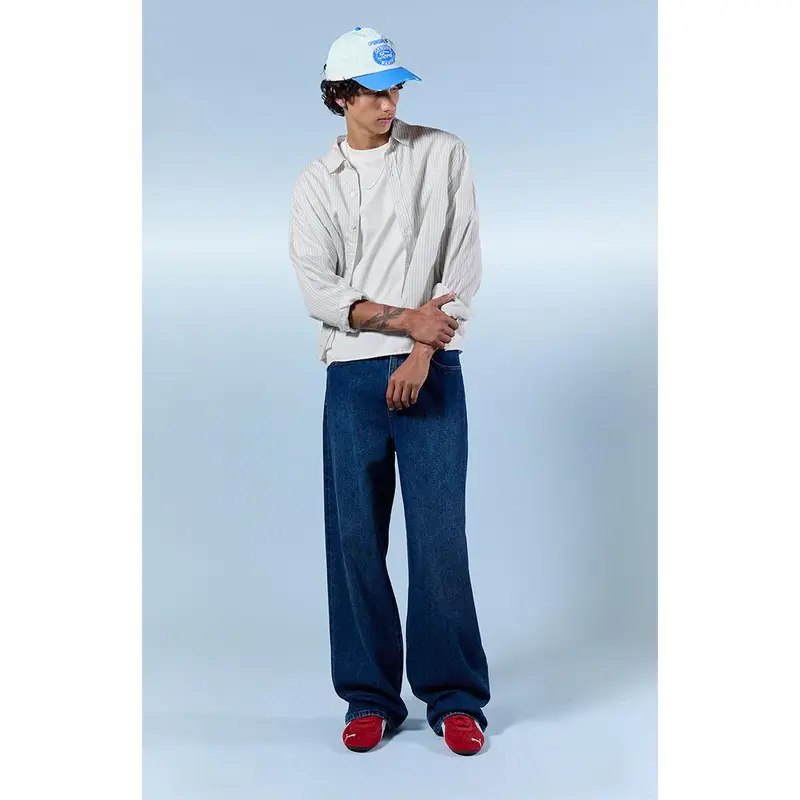 Pacsun Men's Blake Extreme Baggy Jeans Medium Blue