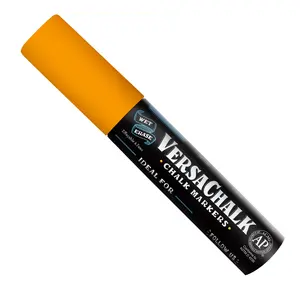 VersaChalk Neon Orange Liquid Chalk Marker Jumbo - 15 mm tip