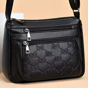 New Shoulder Crossbody Bag Briefcase, Versatile Multi Functional