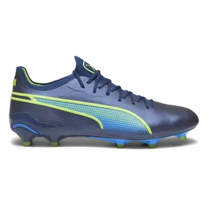 PUMA Mens King Ultimate Soccer Cleats Cleated, Firm Ground - Blue