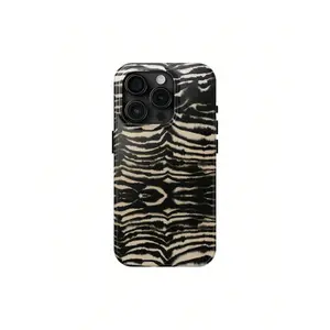 Zebra Print Protective Phone Case For IPhone17 16 15 14 13 12 11 Pro Max - Dual Layer Shockproof Cover With Polycarbonate Shell & TPU LiningSuitable For IPhone 17 Air