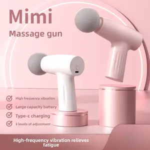 USB rechargeable fascia gun gift, mini portable fascia gun, massage gun, vibrating MINI massage gun gift deep tissue back massager