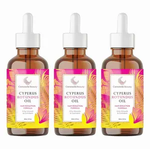 3 Pack-Caramela Beauty Cyperus Rotundus Oil for Natural Permanent Hair Reduction SY ,Mild and Non-irritating Body Care Wax,Moisturizing & Soothing for Skin Care Depilatory,Unisex Hair Removal Creamoil , Daily Use Cosmetic Gentle Removal