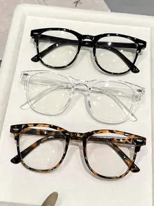 New Fashion Trend Classic Leopard Pattern Versatile Blue Light Blocking Glasses, Ultra-Light Durable Frame, Perfect for Work Study Daily Use, Leopard Pattern Eyeglasses, Anti Blue Glasses, Lightweight Eyewear