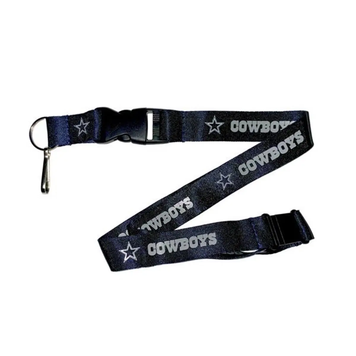 Dallas Cowboys Blue Lanyard - Sports Collectible Accessory for Fans with Quick-Release Buckle for Fast Key Detach, Team Pride, Name Tag & ID Card Use