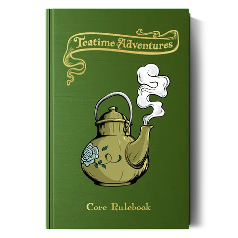 Teatime Adventures 2E, a cozy mystery RPG