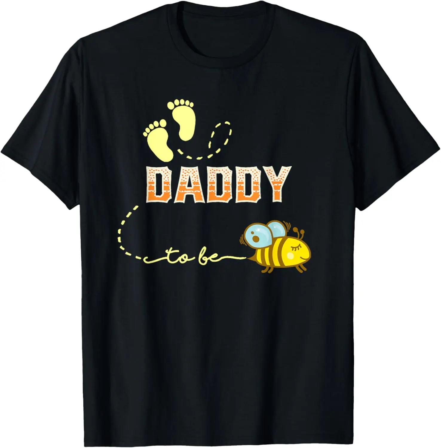 Women's 100% Cotton Short-Sleeve Round Neck Casual Distressed Vintage Streetwear Graphic T-Shirt, Everyday Top for New Fathers