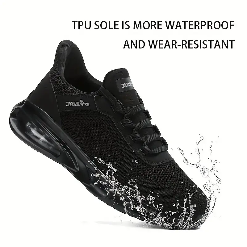 Men's Solid Color Professional Water-Resistant & Oil Proof Chef Shoes, Comfy Non Slip Lace Up Casual Kitchen Shoes, Men's Functional Footwear