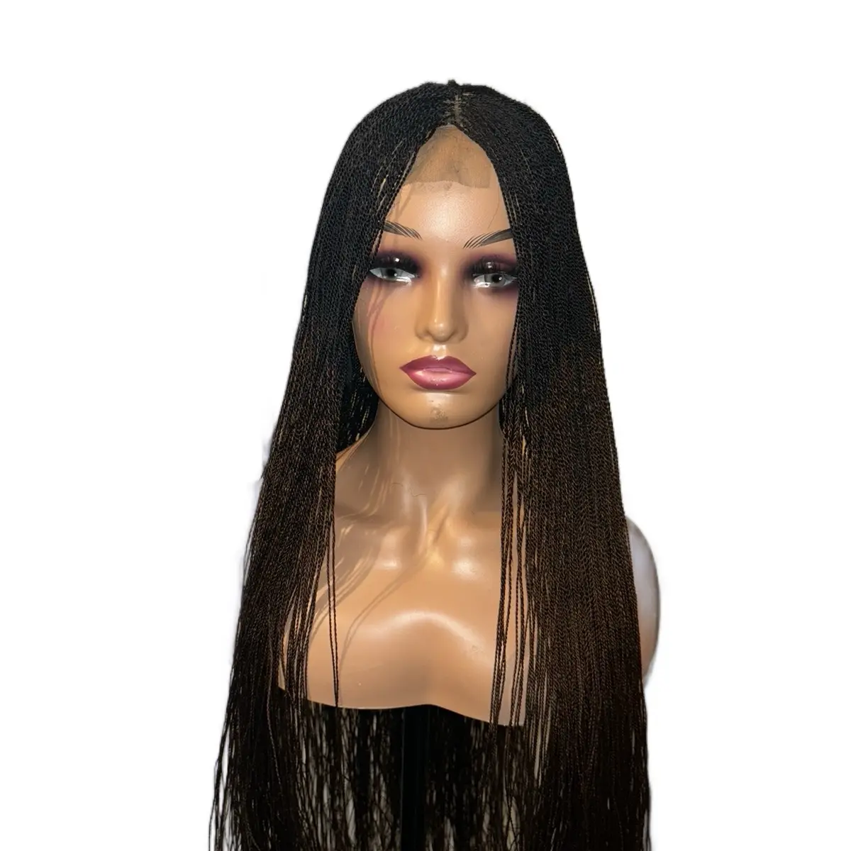 Tiny black-brown twist Braid wigs- BIM wigs