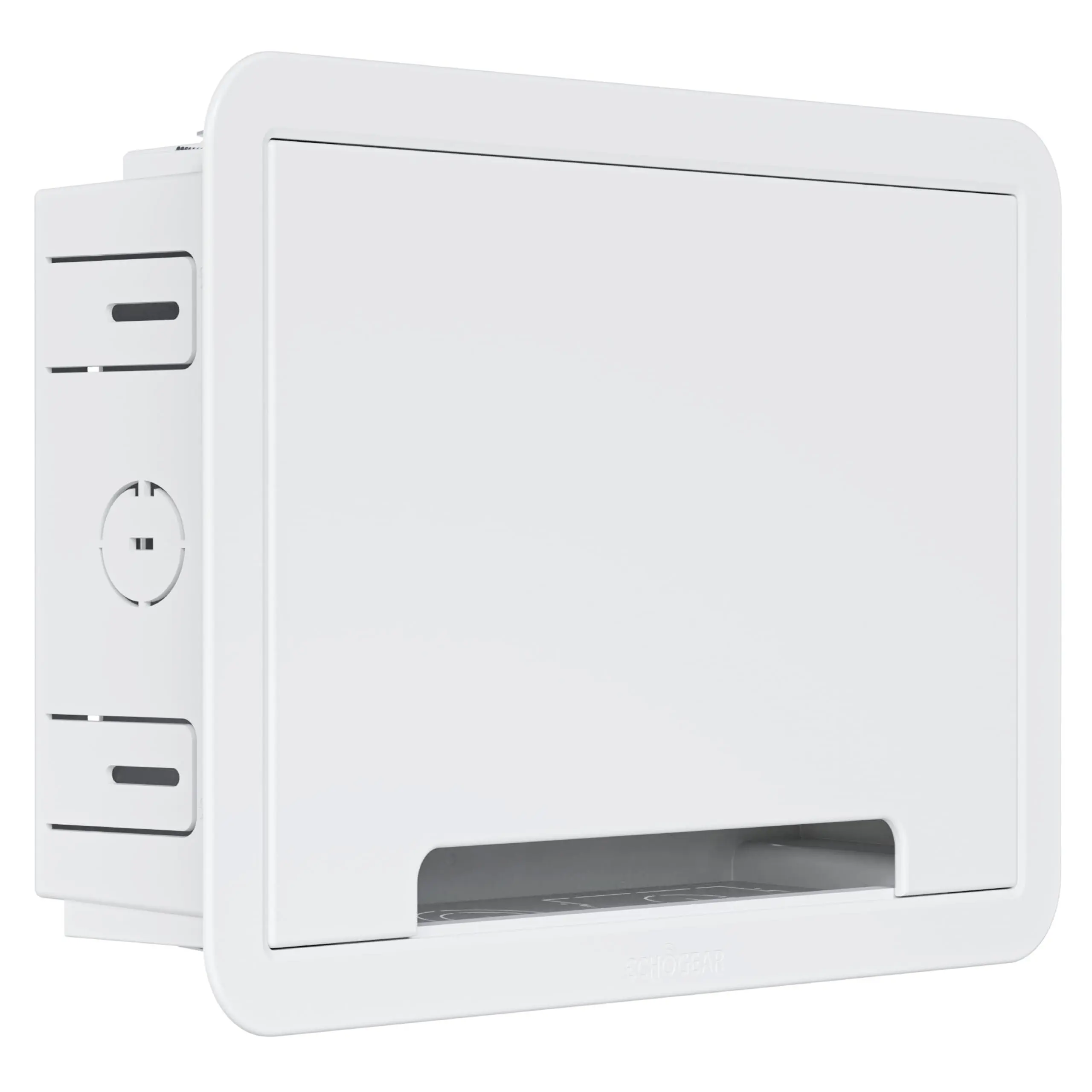 ECHOGEAR 9" in-Wall TV Media Box - Recessed TV Outlet & Network Enclosure - Works with Roku, Apple TV, Fire TV Stick, & Samsung One Connect Mini - WiFi Friendly in-Wall Cable Management Kit