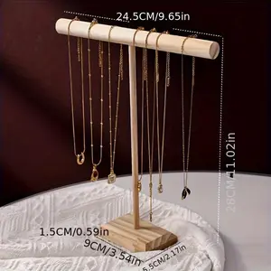 Home Decor Original Wood Color Multi-Model Small Bracelet Stand, Jewelry Towers