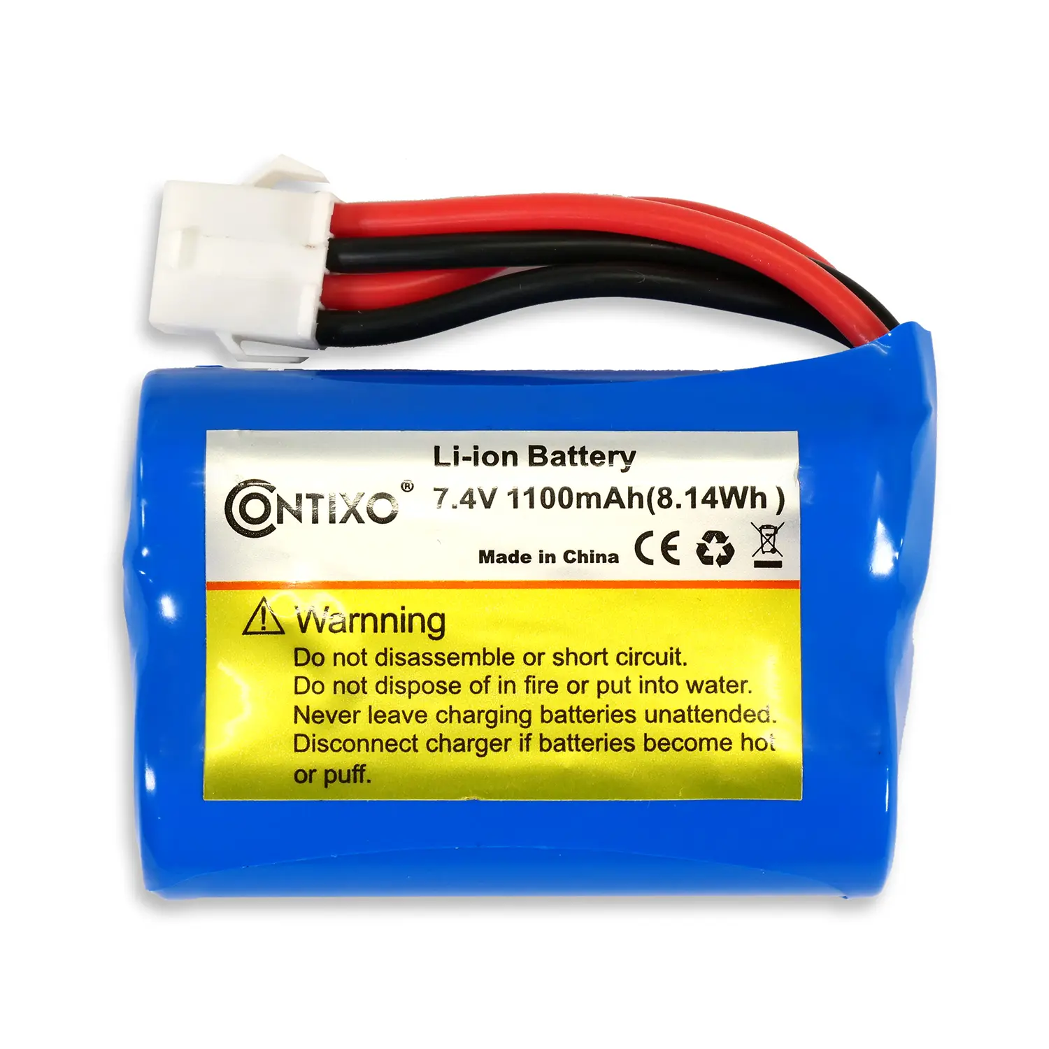 Contixo T1 Boat Lithium Batteries, Spare Replacement for Electric Remote Control Toy Boats