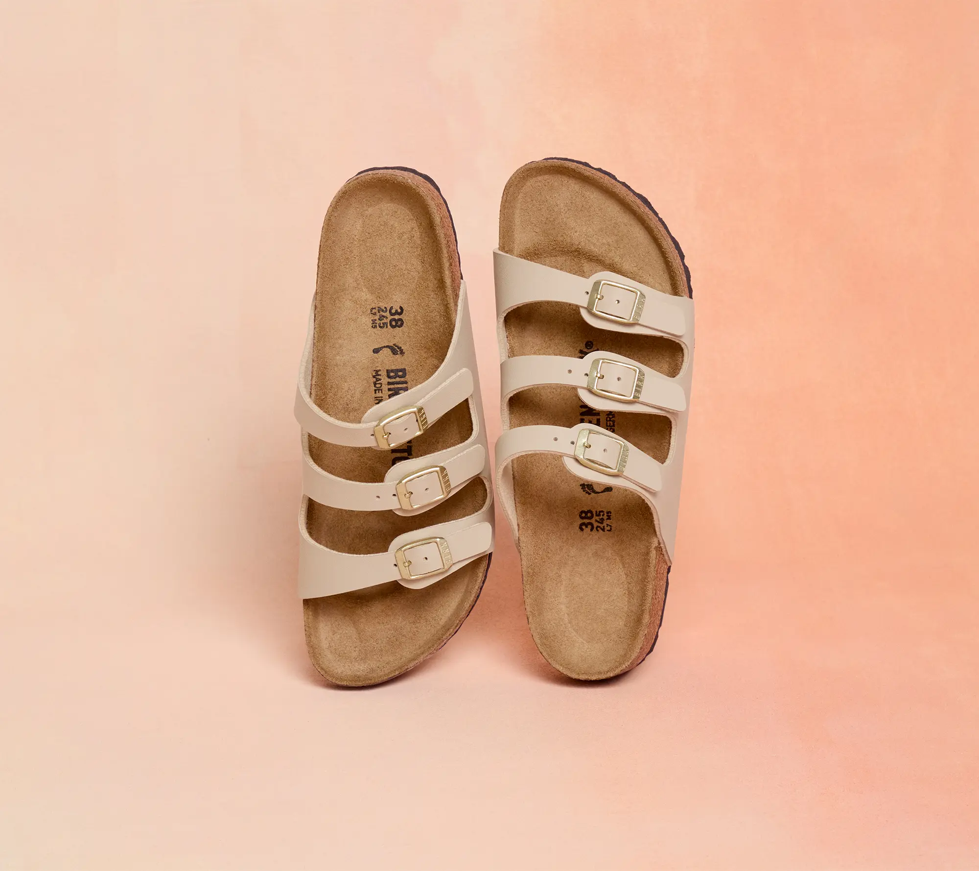 Birkenstock Three-Strap Comfort Footbed Slide Sandal - Florida Birkenstock Three-Strap Comfort Footbed Slide Sandal - Florida