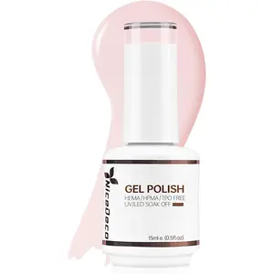 Nicedeco Gel Nail Polish, 15ml UV/LED Soak-Off Gel Polish Nail Art Manicure Pedicure, Salon & Home Use - Long Lasting & Easy to Apply 017