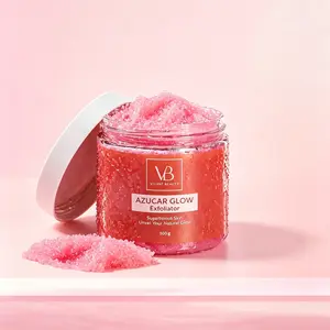 VB Blanqueaculos Azucar Glow Sugar Scrub, Exfoliating & Brightening Facial Cleanser, Hydrating & Smoothing, Reduce Dark Spots, 100g for Daily Use