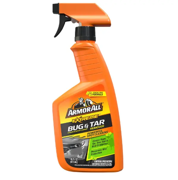 Armor All Extreme Bug and Tar Remover, 16 fl oz Spray Bottle, Spray Cleaner and Car Bug Remover