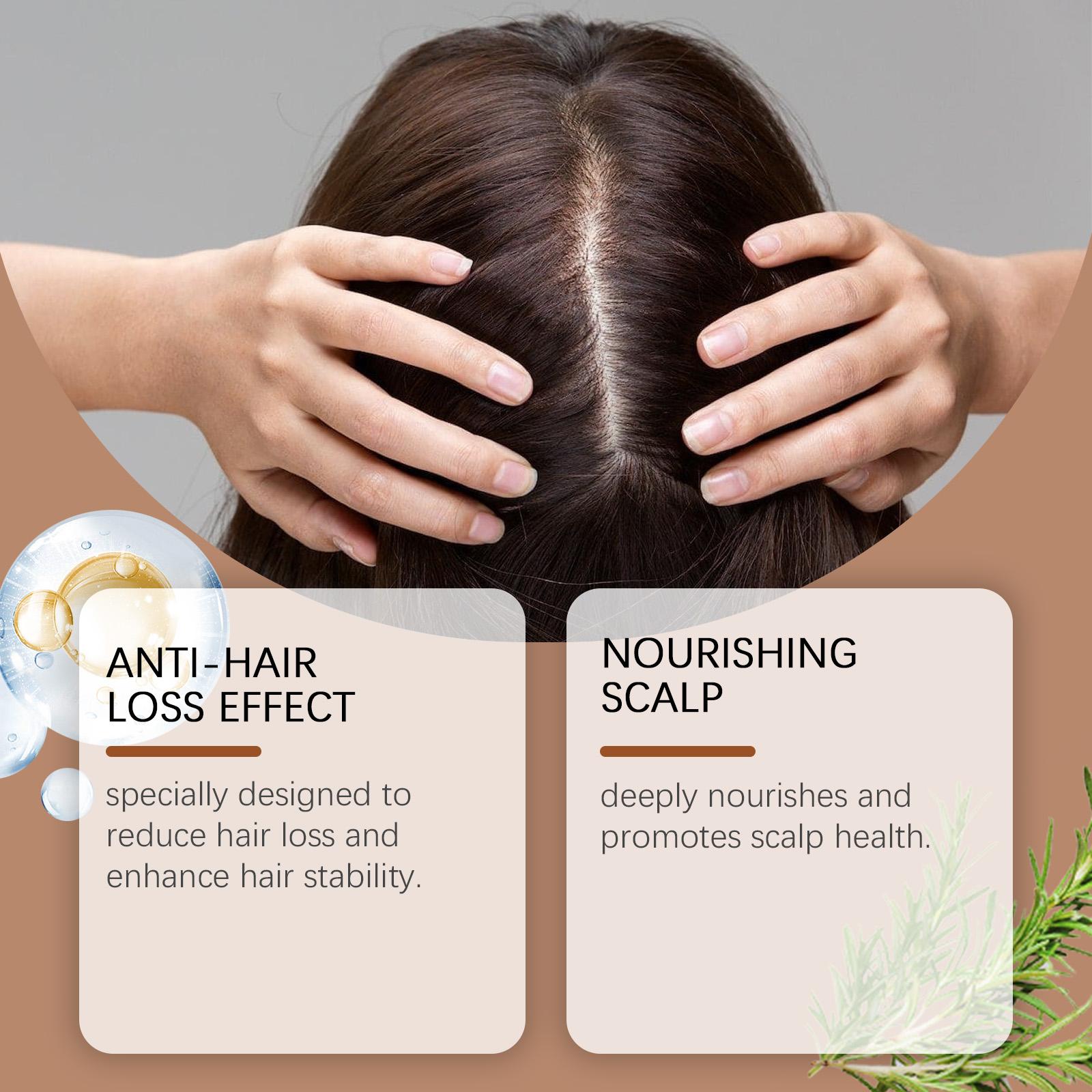 Hoegoa 3-in-1 Nourishing Hair Shampoo with Batana Rosemary Onion for Cleansing Nourishing Moisturizing and Softening Hair 118ml