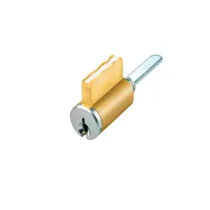 ILCO 15395 Grade 1 Solid Brass Key-In-Knob (KIK) Cylinder Lockset, 5-Pin, Schlage C Keyway, KD, 26D, Satin Chrome Finish, with Included Keys