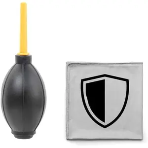 Dust Cleaner  Cleaning Air Blower for  DSLR Camera & Camcorders, Lens, LCD Screens, etc + Microfiber Cloth