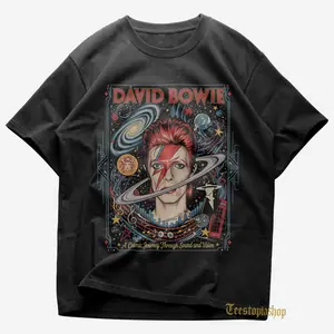 David Bowie T-Shirt - Rock Music Shirt - David Bowie Aladdin Sane Shirt - David Bowie Heroes - David Bowie Merch - Unisex Rock Apparel