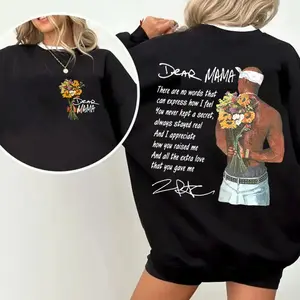 Dear Mama T-Shirt, Sweatshirt, Hoodie, Vintage Hip Hop Inspired Graphic Tee, Mothers Day Gift, Retro Music Style Shirt for Women