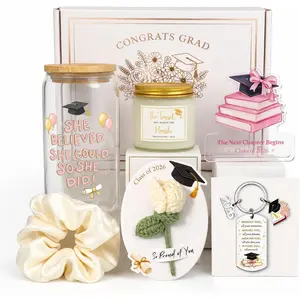 MHSMHL Graduation Gift for Her 2026, College High School Graduation Gifts, Class of 2026 Graduation Gift Box Set for Girls Women Daughter Sister Best Friend, Pink Grad Gifts