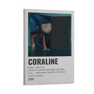 Fantasy Movie Decor Prints Coralines Wall Art for Unique Home Interiors. Canvas Poster Bedroom Decor Sports Landscape Office Room Decor Gift Frames Ornaments Artistic Decoration