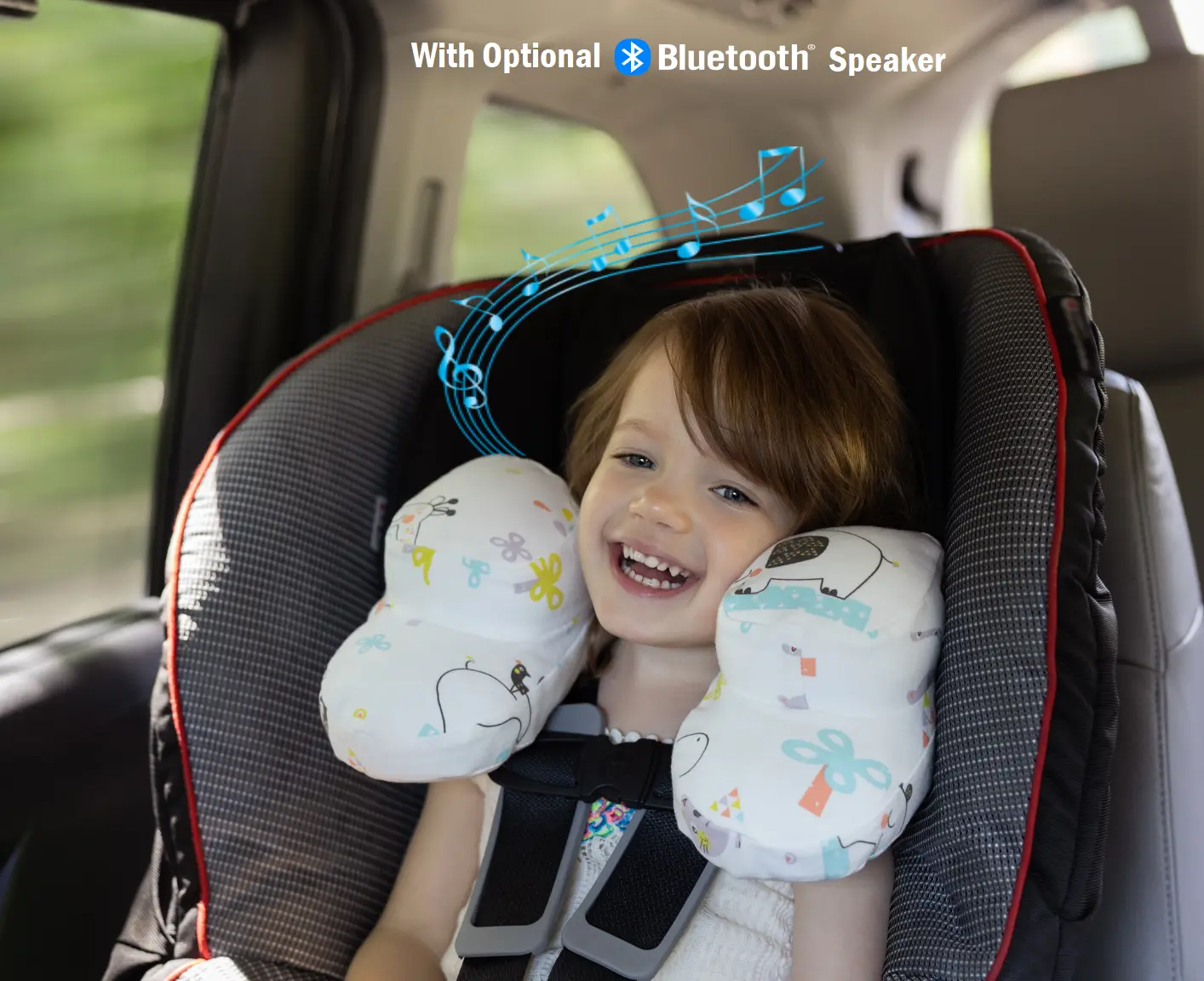 Bluetooth Travel Neck Pillow for Kids