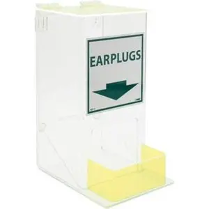 AccuformNMC Hinged Top & Bottom Tray Box/Tray Style Earplug Dispenser Tabletop or Wall Mount AEP-4