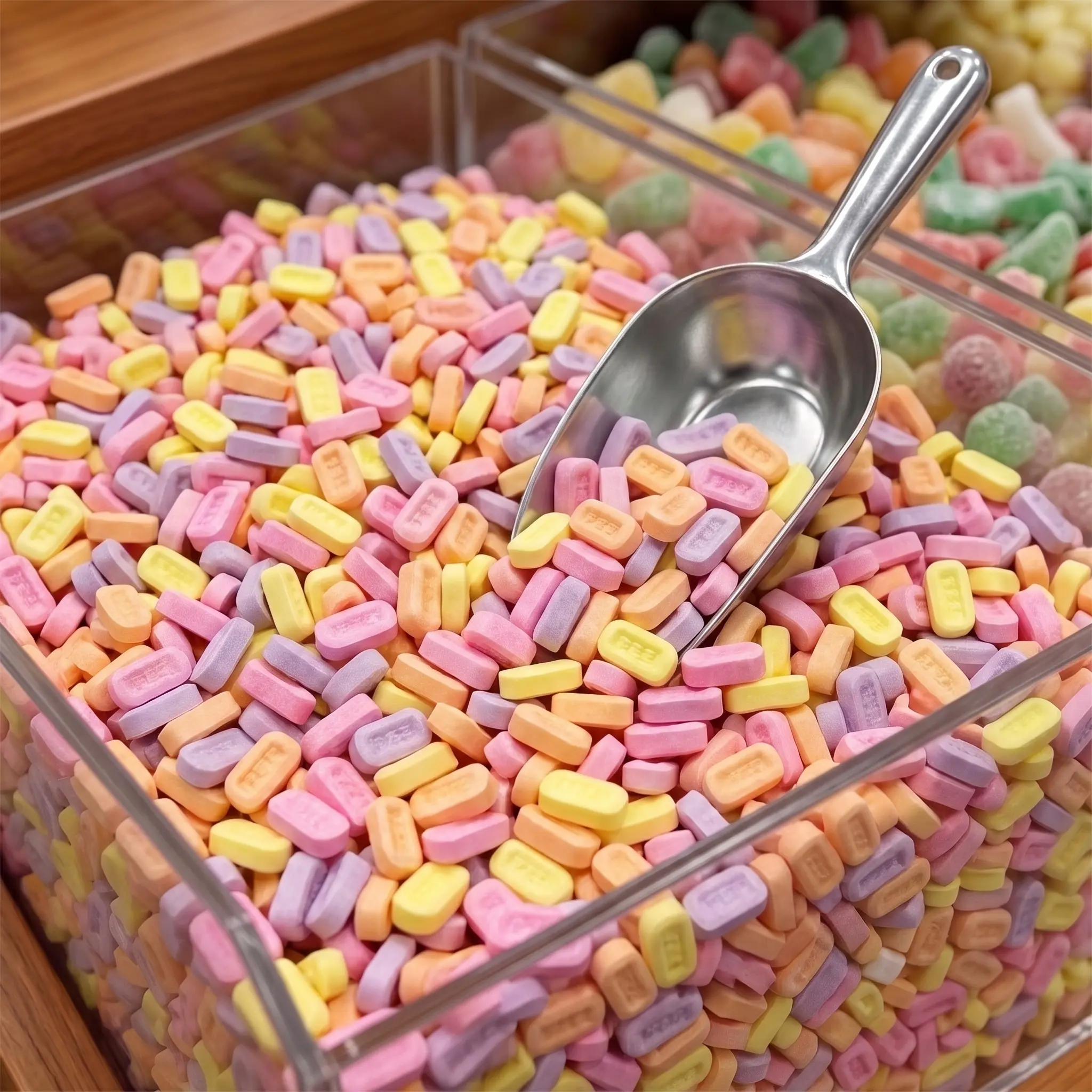 PEZ Fruit Candy - Assorted Fruit Flavors Bite-Sized Sweet Snack Candy, Sugar & Artificial-Free Kids' Snack (1,2,3,5 lb) for Parties & Sharing