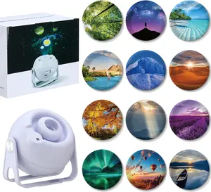 Landscape Vers Projector Galaxy Projector Includes 12 Interchangble Christian Discs End of Yr Tcher Gift Night Light t Project Religious on Wall or Ceilings for Christian Graduation