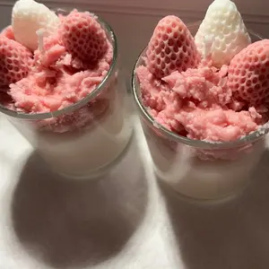 Strawberry Shortcake Candle