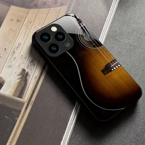 Phone Case - New Phone Case Featuring a Modern Minimalist Art Style with a Guitar Design, Made of Tempered Glass, Compatible with Various for iphone17 17Air 16 Pro 15 Promax 14 Plus 13 12 11