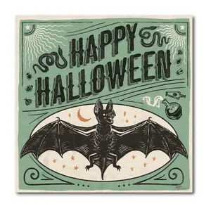 Courtside Market Scaredy Cats IV 16x16 Canvas W all Art